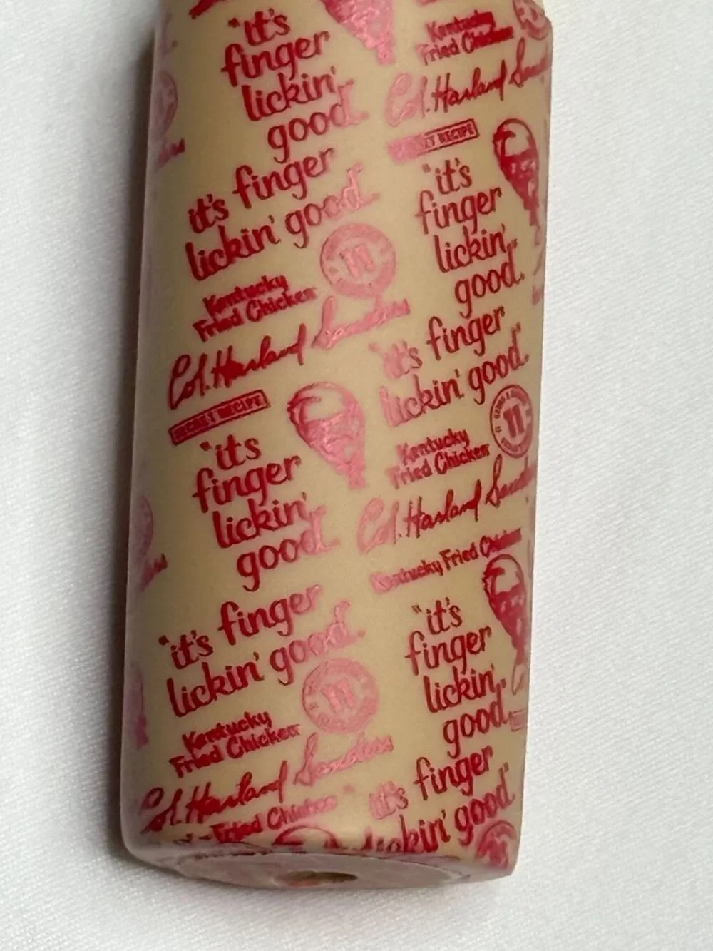 KFC Chicken Wrap Dog Toy Vinyl Squeaky Chew Pet Toy New